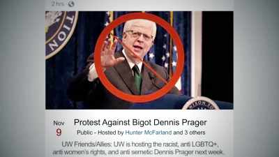 He has said
many hurtful things - No Safe Spaces