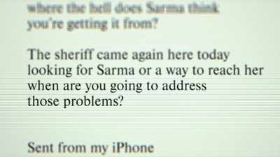 He had said,
"Oh, she's in a bad way psychologically." - Bad Vegan: Fame. Fraud. Fugitives.