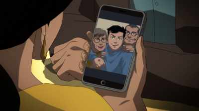 He said, "Thanks for
the sweater, babe." - The Death and Return of Superman