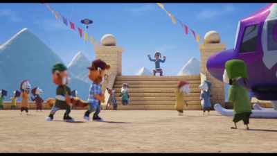 - He said yes! We're going on tour!
- [all cheer] - Rock Dog 2: Rock Around the Park
