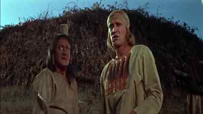 He say something is wrong.
Go and get your weapons. - A Man Called Horse