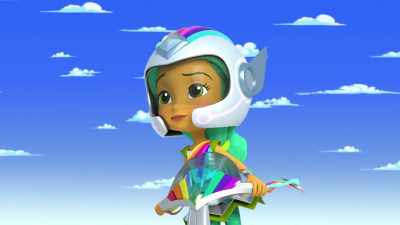 He says bake him a Prismaberry
muffin when we get back! - Rainbow Rangers
