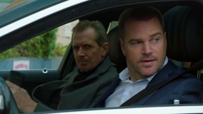 He says to "come inside.
No weapons." - NCIS: Los Angeles