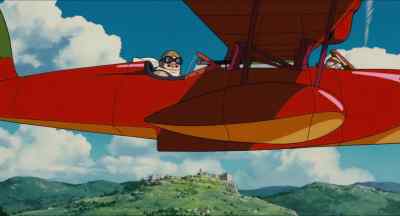 He says to fly low
to the Adriatic. - Porco Rosso