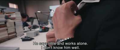 He says little and works alone.
I don't know him well. - Shin Ultraman