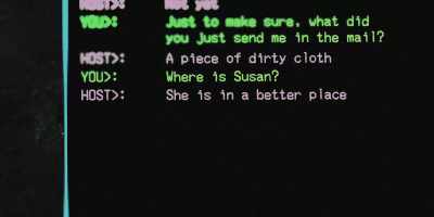 He says, "She is
in a better place." - The Blackwell Ghost 7