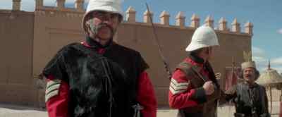 He says once sword unsheathed,
it must taste blood. - The Man Who Would Be King
