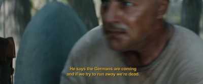 He says the Germans are coming
and if we try - Hell Hath No Fury