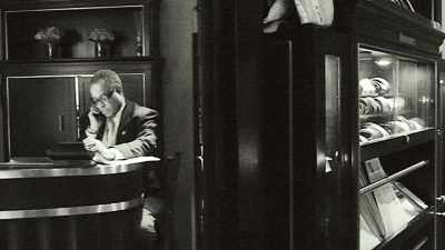 He says,
"They had somebody stuttering - Always at The Carlyle