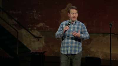 He says, "You're under arrest." - Mike Birbiglia: Thank God for Jokes