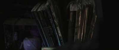 He scrawled all over 'em.
Rambling, ciphers, codes. - The Batman