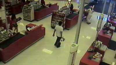 He sees Kelsey move
towards the checkout lane. - Final Moments