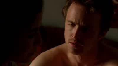 He shot the guy right through the neck. - Breaking Bad