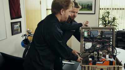 He shows me a device called a
Programmable Logic Controller, - Cyberwar