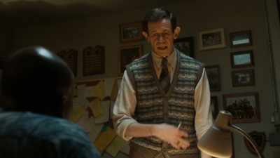 He shows up, ingratiates
himself, and robs the place. - Lodge 49
