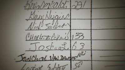 He even signed into his pool
as Van Damme. - Lorena