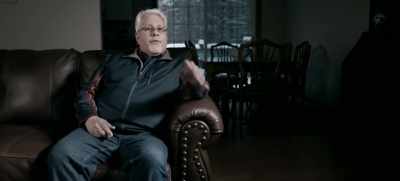 He was sitting at a table,
he was sitting back at a table like this. - Enemies of the State