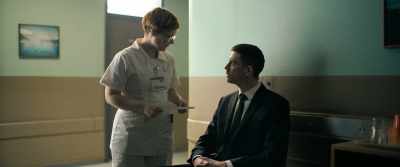 He was sitting in the
chair next to Steve's bed. - The Middle Man