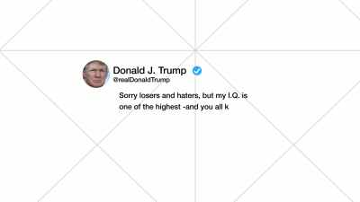 He sometimes will say something
in a tweet or in a speech, - Trump 2024: The World After Trump