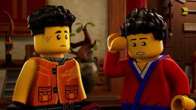 He spends hours here.
And not asleep, like you'd think. - LEGO Ninjago: Dragons Rising