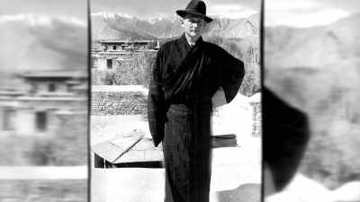 He spends
seven years in Tibet, - Tales From The Explorers Club