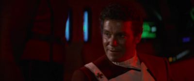 He stayed at his post when the trainees ran - Star Trek II: The Wrath of Khan