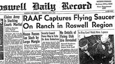 He still lived in Roswell and
remembered the press release - Alien Chronicles: Top UFO Encounters