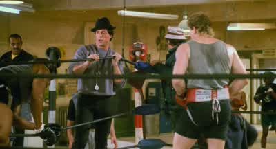 He stinks of opportunity Rocko - Rocky V