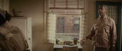 He stuck out
his big greasy palm, - Fences