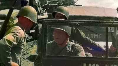 He is surprised
things are going so smoothly - The Pacific War in Color