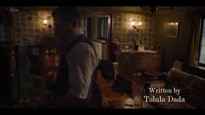 HE SWITCHES ON
THE TELEVISION - Grantchester