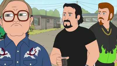 - He was talking to you, dumb ass!
- I'm not dumb, you are! - Trailer Park Boys: The Animated Series