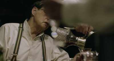 He taught us this trick.
If you stick somebody's little finger - The Death of Stalin