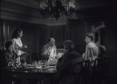 He had the key to the dining room - And Then There Were None
