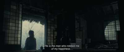 He is the man who robbed me
of my happiness… - Rurouni Kenshin: The Beginning