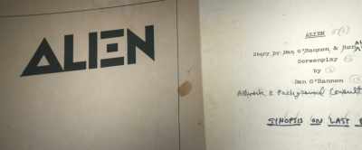 He had the script through
the door called the "alien," - Memory: The Origins of Alien