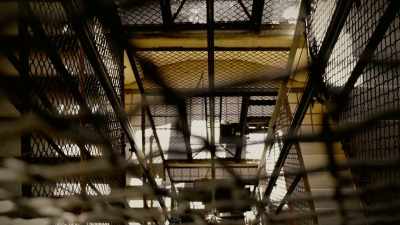 He then tries to get
the elevator to go back down, - History's Greatest Heists with Pierce Brosnan