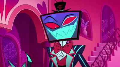 He thinks he can just walk in here,
work, and then go home somewhere else. - Hazbin Hotel