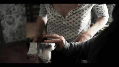-he had this.
-(crinkling paper) - The Third Day