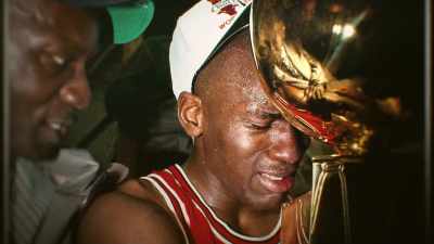 He thought back to when
he won his first championship - The Last Dance