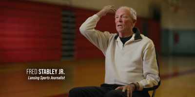 He throws it over his head about
three-quarters court down the floor... - They Call Me Magic