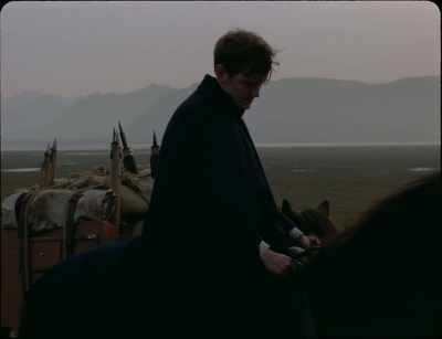 He is tired and battered. - Godland