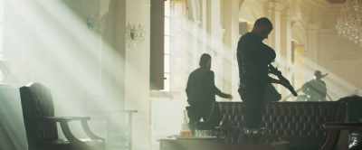 He has to be in the building.
Split into two groups. - Classified