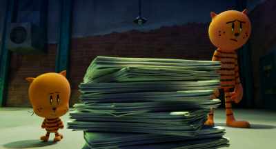 He took everything,
but he didn't want my comics? - Dog Man