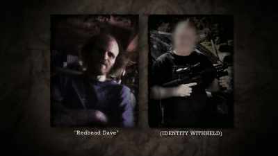 He took two people with him,
Redhead Dave and this guy. - Murder Mountain