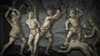 He was torn between the symbolic
and the practical, - Exterminate All the Brutes