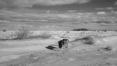 He was traveling fast
for a man who didn't - Rope of Sand