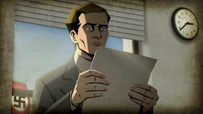 He was trying to give an
atomic bomb to Adolf Hitler. - Cosmos: Possible Worlds