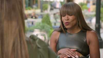 He was trying to read me.
He said, "Look into my…" - The Later Daters