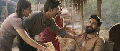 He is unable to here even after shouting so loud - Rangasthalam